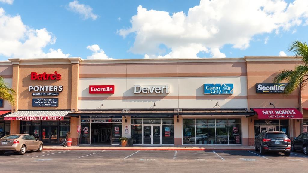 Retail shopping center properties in Doral — commercial real estate agents specializing in retail